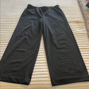 Women's LOFT Black Wide-Leg Pants